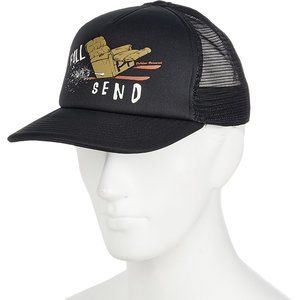 Outdoor Research Hat Full Send Trucker Hat OR Classic Snapback Cap - Black